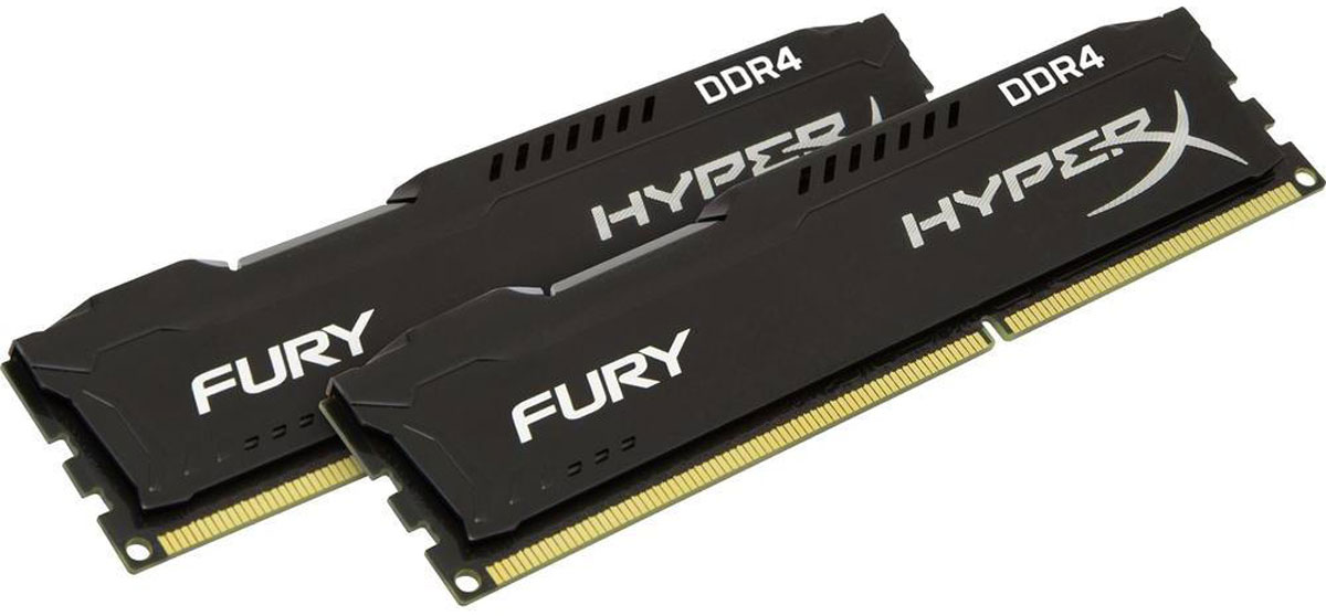 Kingston HyperX Fury DDR4 DIMM 32GB (2х16GB) 2133МГц комплект модулей оперативной памяти (HX421C14FBK2/32)