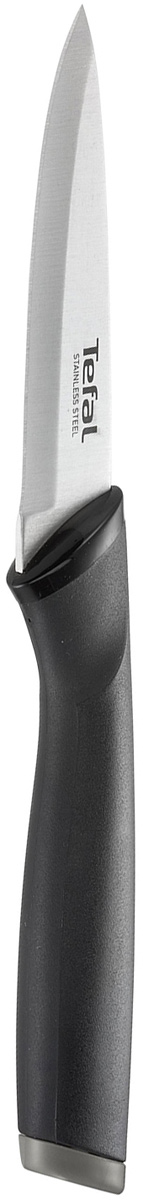 Нож для чистки овощей Tefal Comfort, длина лезвия 9 смK2213514 Нож для чистки овощей Tefal Comfort, длина лезвия 9 смK2213514Нож Tefal Comfort предназначен для нарезки и измельчения овощей и фруктов. Короткое лезвие с заостренным кончиком выполнено из нержавеющей стали. Эргономичная ручка из материала Comfort touch в чувствительной зоне использования гарантирует оптимальный комфорт. Нож удобно использовать и хранить благодаря защитному чехлу.Можно мыть в посудомоечной машине.