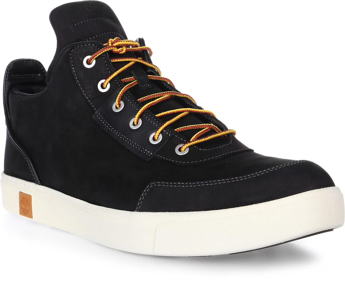Кеды мужские Timberland Amherst High Top Chukka, цвет: черный. TBLA1G8ZW. Размер 11 (44)TBLA1G8ZW Кеды мужские Timberland Amherst High Top Chukka, цвет: черный. TBLA1G8ZW. Размер 11 (44)TBLA1G8ZWМужские кеды Timberland Amherst High Top Chukka выполнены из натуральной кожи. Модель застегивается на шнуровку. Подкладка и стелька изготовлены из текстиля. Резиновая подошва оснащена рифлением.
