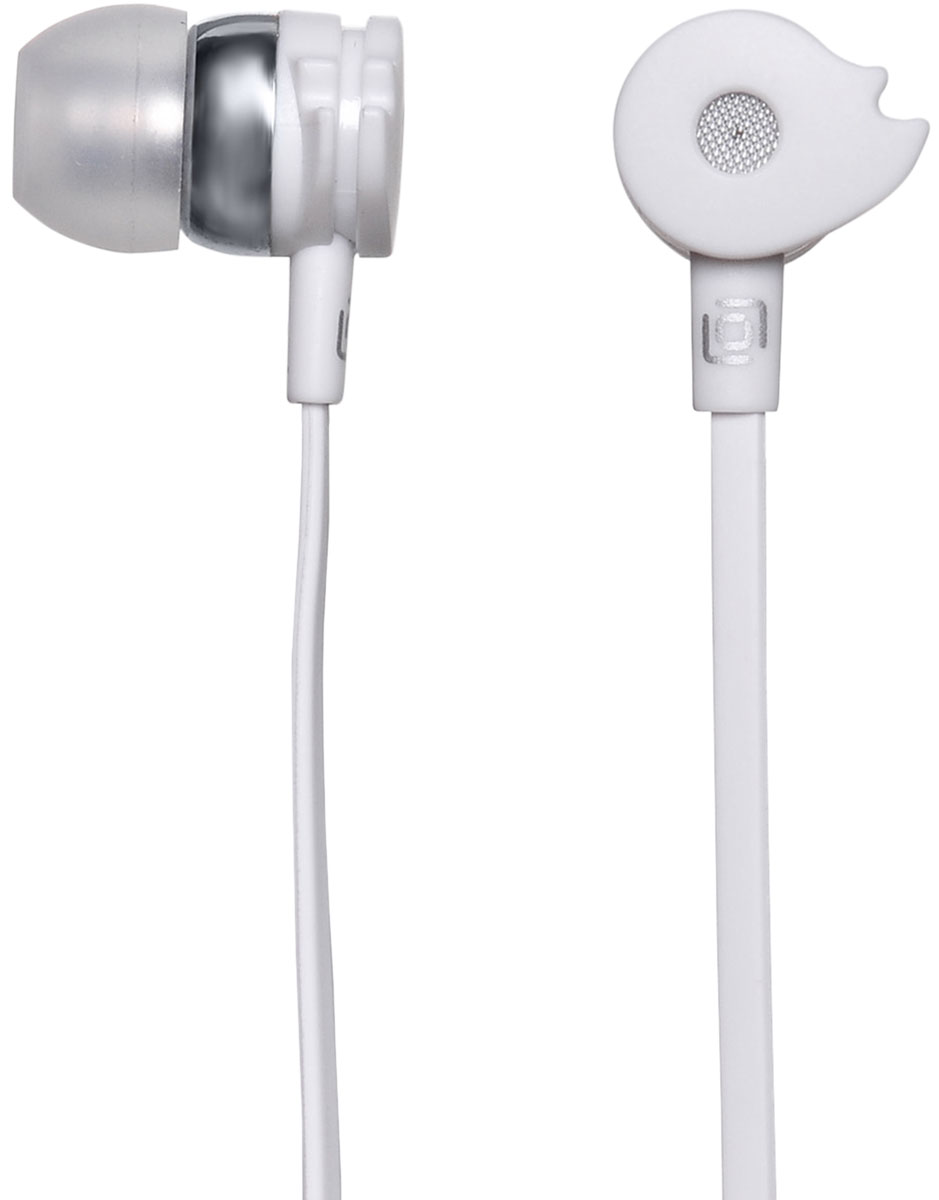 Oklick HP-S-210, White наушникиHP-S-210 Oklick HP-S-210, White наушникиHP-S-210Oklick HP-S-210 - подходящий выбор для тех, кто не может представить свою жизнь без любимой музыки отменного качества, звучащей в ушах в пути, во время занятий спортом и любое другое удобное время.Наушники плотно и надежно фиксируются в ушной раковине благодаря специальной форме амбушюр, что выгодно отличает ее от других проводных моделей. Легковесная конструкция делает ношение этого устройства невероятно комфортным.Акустические характеристики гарнитуры Oklick HP-S-210 обеспечивают естественное звучание на средних частотах и четкую детализацию звуков при прослушивании музыки и аудиокниг.