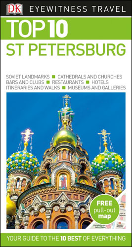 DK Eyewitness Top 10 Travel Guide St Petersburg st petersburg pocket map