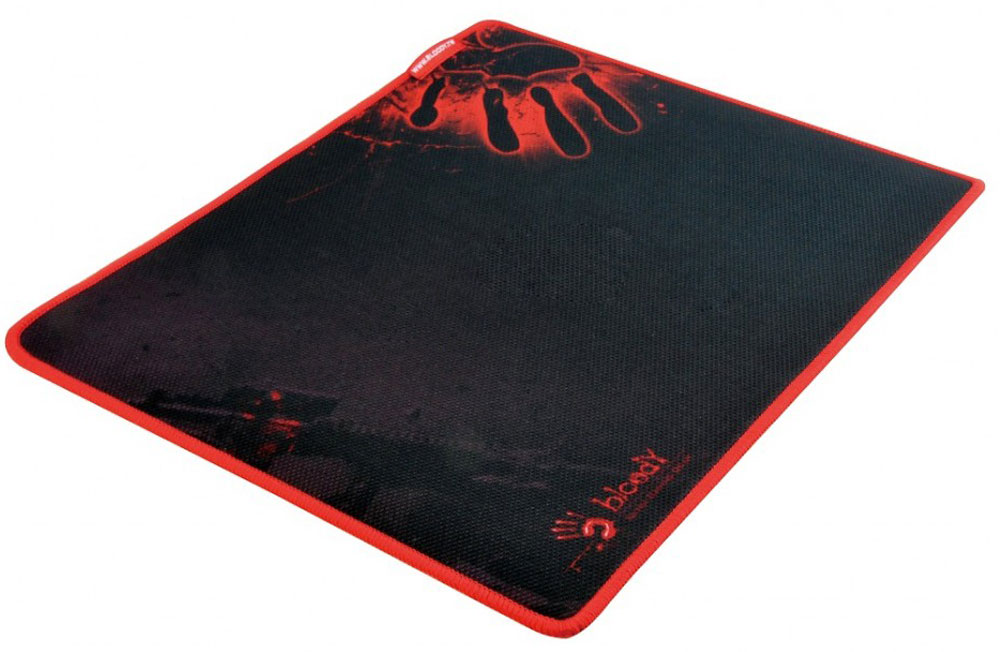 A4Tech Bloody B-080, Black Red игровой коврик для мыши