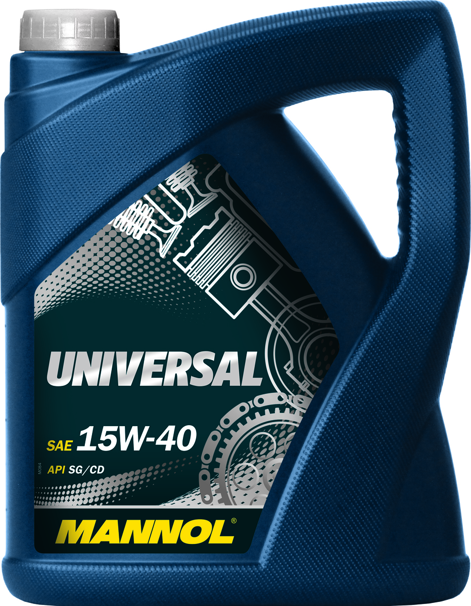 Масло моторное MANNOL Universal, 15W-40, минеральное, 5 л1221 Масло моторное MANNOL Universal, 15W-40, минеральное, 5 л1221Моторное масло Mannol Universal - всесезонное универсальное моторное масло на глубокоочищенной минеральной основе, разработанное для применения в современных бензиновых и дизельных двигателях. Обладает высокими моющедиспергирующими свойствами. Обеспечивает надежную смазку и чистоту деталей двигателя. Вязкость при -20°C: 9500 CP.Вязкость при 100°C: 18,3 CSt.Вязкость при 40°C: 170,7 CSt.Индекс вязкости: 119.Плотность при 15°C: 894 kg/m3.Температура вспышки COC: 225 °C.Температура застывания: -25 °C.Щелочное число: 5,4 gKOH/kg.Товар сертифицирован.