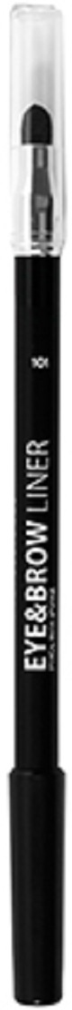 Lamel Professional Карандаш для глаз и бровей Eye and Brow liner с растушовкой 101, 1,7 г5060449184643 Lamel Professional Карандаш для глаз и бровей Eye and Brow liner с растушовкой 101, 1,7 г5060449184643Благодаря сочетанию воска, масел и пигментов карандаш для глаз легко и ровно ложится и дает насыщенный цвет. Хорошо растушевываются, и подходит для Smokey eyes.