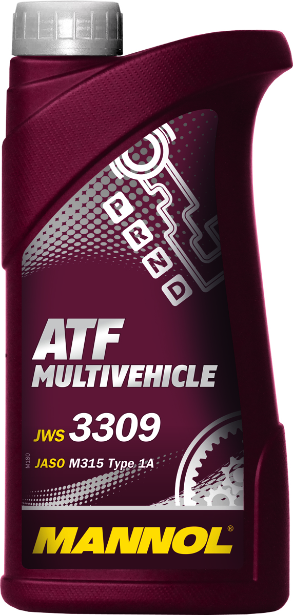 Трансмиссионное масло MANNOL ATF Multivehicle, синтетическое, 1 л1937 Трансмиссионное масло MANNOL ATF Multivehicle, синтетическое, 1 л1937Трансмиссионное масло MANNOL ATF Multivehicle - специальная жидкость на основе смеси высококачественных базовых масел и новейшего пакета присадок для автоматических трансмиссий современных автомобилей. Уникальный состав модификаторов трения позволяет поддерживать необходимый уровень фрикционных свойств в течение длительного срока и обеспечивать плавное и мягкое переключение передач. Стойкость к воздействию высоких температур и отличные низкотемпературные характеристики жидкости позволяют надежно работать трансмиссии при любых климатических условиях. Жидкость предназначена для различных АКПП легковых и коммерческих автомобилей японского и корейского производства. Может использоваться АКПП: Toyota, Nissan, Mitsubishi, Mazda, Honda (кроме CVT), Suzuki, Subaru, Hyundai. Продукт имеет допуски / соответствует спецификациям / продуктам:AISIN WARNER JWS 3309JASO M315 Type 1AJATCO ATFJATCO 3100 PLO85TOYOTA ATF Type T/T-II/T-III/T-IVNISSAN/INFINITI MATIC D/J/KNISSAN/TEXACO N402 (JATCO FWD)MITSUBISHI Diamond SP-II/SP-IIIMAZDA ATF-M III / ATF-MVDAIHATSU Alumix ATF MultiHONDA ATF Z-1 (not for CVT) / ATF DW-1SUZUKI 3314, 3317, 2384KSUZUKI ATF Oil / ATF Oil SpecialSUBARU ATF, ATF-HPHYUNDAI / KIA SP-II, SP-IIIIDEMITSU K17-Jaguar X Type 2001-2005MOPAR AS68RCGM DEXRON II/IID/IIE/IIIF/IIIG/IIIHCHRYSLER ATF +3/+4VW/AUDI G-052-025-A2 / G-052-162-A1 / G-052-990 A1/A2 / G-055-025 A1/A2BMW 7045E (3 Series) / ETL-8072B (5 Series) / LA2634, LT71141 (ZF 5 Speed)MERCEDES-Benz 236.1/2/3/5/6/7/9/10/11PORSCHE JWS 3309VOLVO 97340/97341VOITH 55.6335.XX (G607)ALLISON C-4ZF TE-ML 03D/04D/11B/14A/14B/16L/17FORD MERCON V, FNR5MAN 339F/V1/V2/Z1/Z2