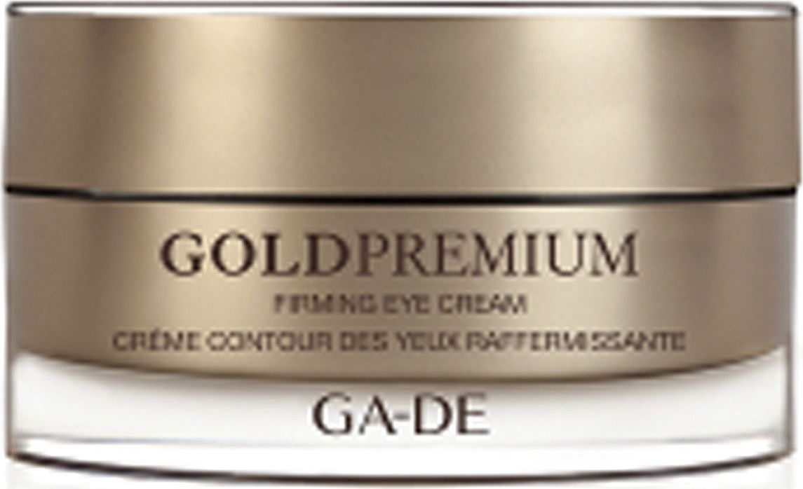 GA-DE Крем для кожи вокруг глаз Gold Premium, 15 мл147300000 GA-DE Крем для кожи вокруг глаз Gold Premium, 15 мл147300000В состав крема входит LiftoPeptide – инновационный комплекс пептидов, который эффективно борется с дряблостью кожи, ремодулируя контуры лица. Комплекс растительных экстрактов восстанавливают защитные механизмы кожи вокруг глаз, а кофеин в составе крема нормализует водно-солевой баланс и осветляет темные круги под глазами.