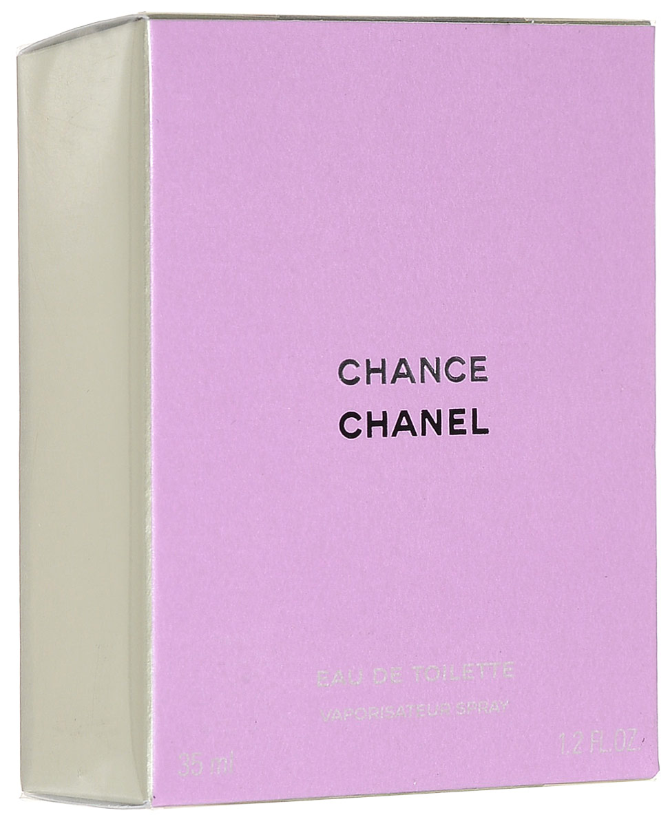 Chanel Chance туалетная вода женская, 35 мл01817 Chanel Chance туалетная вода женская, 35 мл01817Chance Eau de Toilette Chanel - это аромат для женщин, принадлежит к группе ароматов шипровые цветочные. Chance Eau de Toilette выпущен в 2003. Парфюмер: Jacques Polge. Верхние ноты: Ананас, Ирис, Пачули, Розовый перец и Гиацинт; ноты сердца: Жасмин и Лимон; ноты базы: Мускус, Пачули, Ваниль и Ветивер.