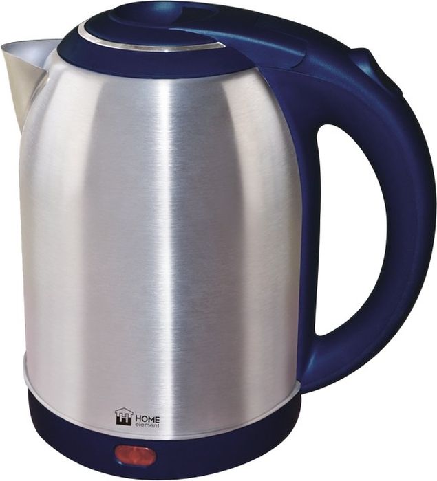 Home Element HE-KT155, Blue чайник электрическийHE-KT155 Home Element HE-KT155, Blue чайник электрическийHE-KT155Home Element HE-KT155 - отличный чайник на 2 литра для большой семьи, мощностью 1800 Вт. Вскипятит воду быстро. Автоматика отключит чайник, если в нем нет воды или она вскипела! Для удобства пользования чайник снабжен индикатором работы, и кнопкой открытия крышки. Закрытый нагревательный элемент избавит от коррозии и накипи.