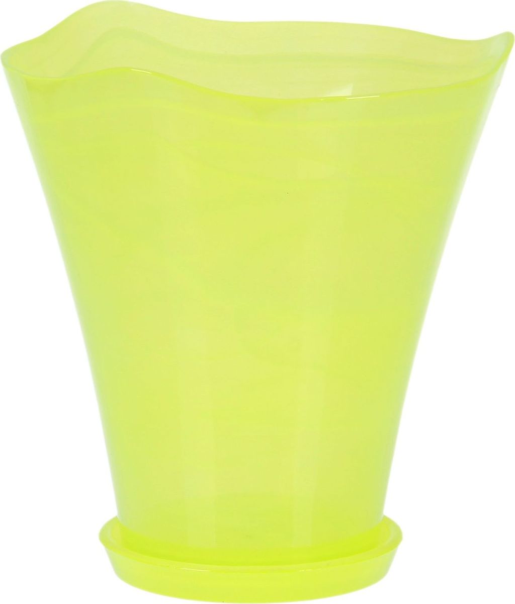 Кашпо NiNaGlass Кристина, с поддоном, цвет: салатовый, 19 х 19 х 20 см1428548 Кашпо NiNaGlass Кристина, с поддоном, цвет: салатовый, 19 х 19 х 20 см1428548Комнатные растения — всеобщие любимцы. Они радуют глаз, насыщают помещение кислородом и украшают пространство. Каждому цветку необходим свой удобный и красивый дом. Из-за прозрачности стекла такие декоративные вазы для горшков пользуются большой популярностью для выращивания орхидей. #name# позаботится о зелёном питомце, освежит интерьер и подчеркнёт его стиль!