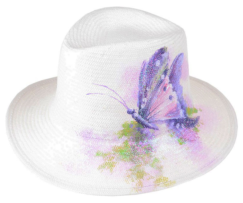 Шляпа женская Dispacci, цвет: белый. 51969. Размер 56/58