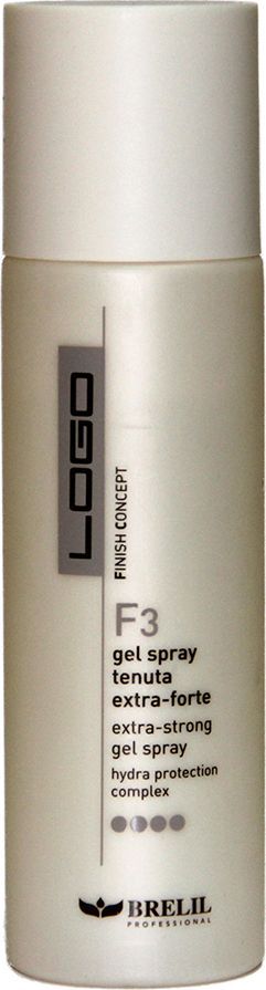 Brelil Logo F3 Extra Strong Gel Spray Спрей-гель для волос экстра сильной фиксации 250 млB202028 Brelil Logo F3 Extra Strong Gel Spray Спрей-гель для волос экстра сильной фиксации 250 млB202028В состав геля Extra Strong Gel Spray для придания формы экстрасильной фиксации входит hydraprotection комплекс, способствующий реструктуризации волос, их увлажнению и защите от теплового воздействия. Спрей-гель делает волосы блестящими и быстро высыхает.