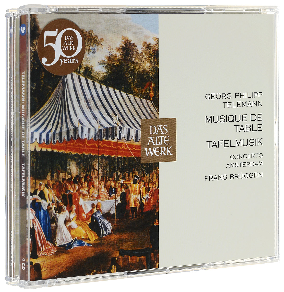 Frans Bruggen. Georg Philipp Telemann. Musique De Table (4 CD)