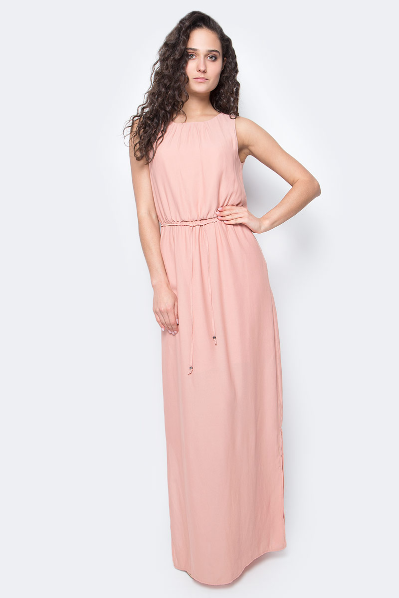 Платье Only, цвет: розовый. 15136137_Rose Dawn. Размер 38 (44)15136137_Rose Dawn Платье Only, цвет: розовый. 15136137_Rose Dawn. Размер 38 (44)15136137_Rose DawnПлатье женское Only из легкого трикотажа послужит идеальным дополнением к вашему гардеробу. Изделие застегивается на пуговицу и дополнено поясом.
