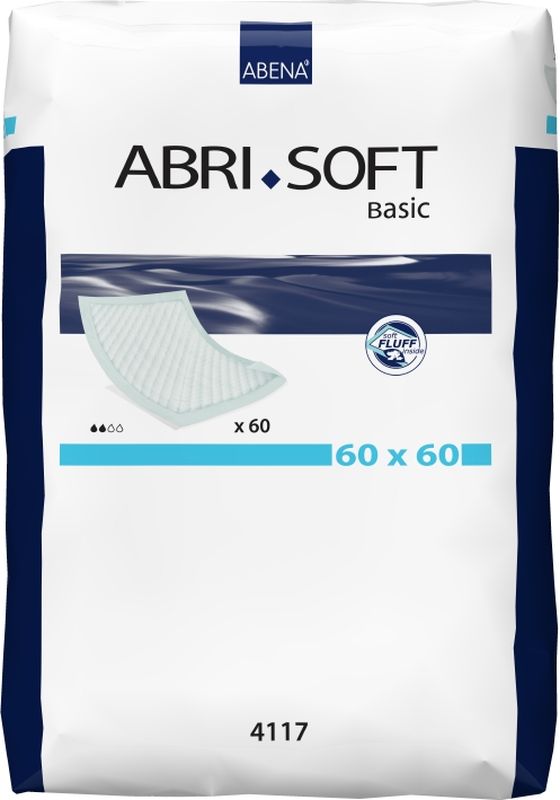 Abena Пеленки впитывающие Abri-Soft Basic 60 х 60 см 60 шт