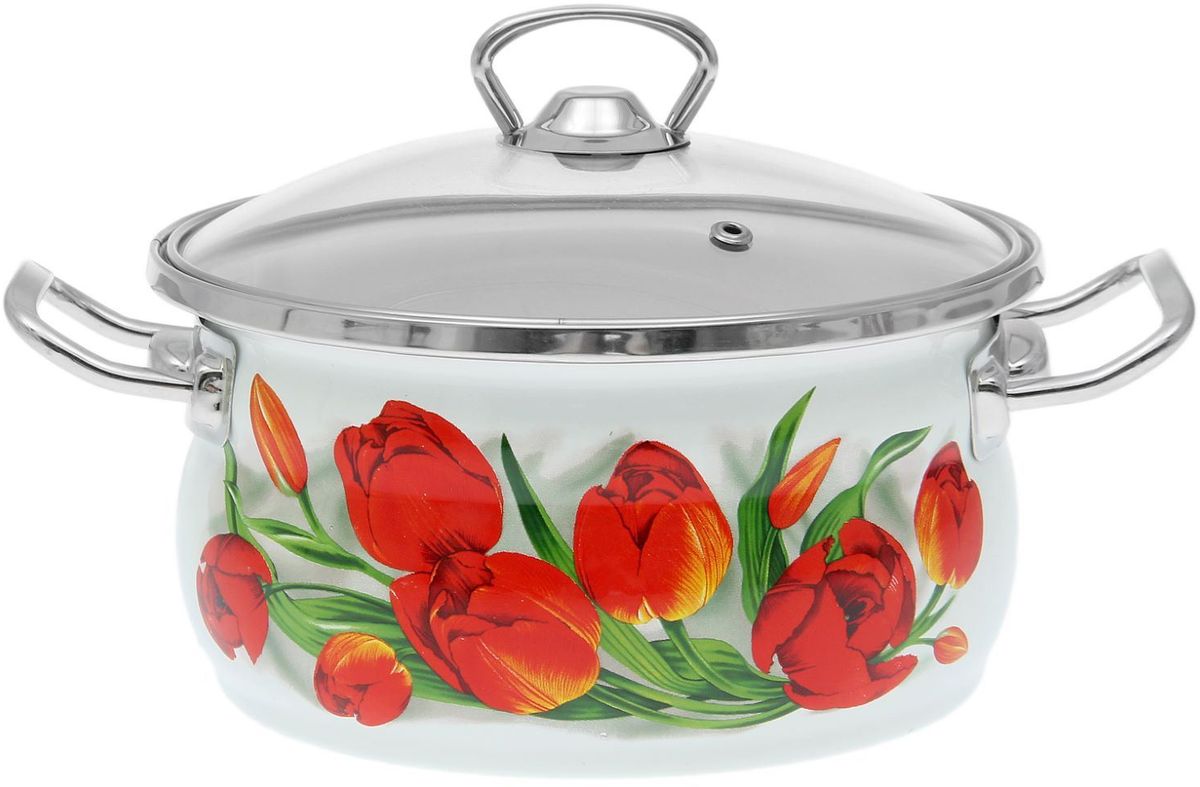 Кастрюля Epos Ласковый май, с крышкой, 2,5 л1770679 Кастрюля Epos Ласковый май, с крышкой, 2,5 л1770679Эмалированная кастрюля пригодится вам для быстрого приготовления разных типов блюд. Такая посуда подходит для домашнего и профессионального использования.Достоинства:посуда быстро и равномерно нагревается;корпус стоек к ржавчине;изделие легко отмывается в посудомоечной машине.Благодаря приятным цветам кастрюля удачно впишется в любой дизайн интерьера. Наилучшее качество покрытия достигается за счёт того, что посуда проходит обжиг при температуре до 800 градусов.Чтобы предмет сохранял наилучшие эксплуатационные свойства, соблюдайте правила ухода:избегайте ударов и падений;не пользуйтесь высокоабразивными чистящими средствами;не допускайте резких перепадов температуры.Посуда подходит для долговременного хранения пищи.