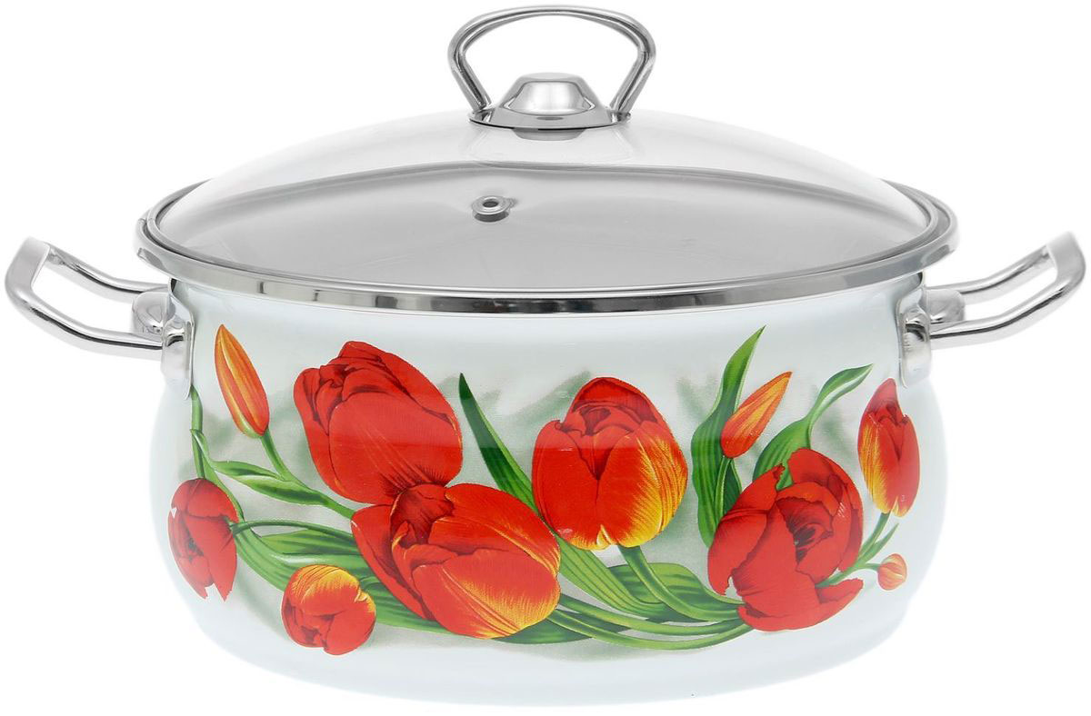 Кастрюля Epos Ласковый май, с крышкой, 3,5 л1770681 Кастрюля Epos Ласковый май, с крышкой, 3,5 л1770681Эмалированная кастрюля пригодится вам для быстрого приготовления разных типов блюд. Такая посуда подходит для домашнего и профессионального использования.Достоинства:посуда быстро и равномерно нагревается;корпус стоек к ржавчине;изделие легко отмывается в посудомоечной машине.Благодаря приятным цветам кастрюля удачно впишется в любой дизайн интерьера. Наилучшее качество покрытия достигается за счёт того, что посуда проходит обжиг при температуре до 800 градусов.Чтобы предмет сохранял наилучшие эксплуатационные свойства, соблюдайте правила ухода:избегайте ударов и падений;не пользуйтесь высокоабразивными чистящими средствами;не допускайте резких перепадов температуры.Посуда подходит для долговременного хранения пищи.