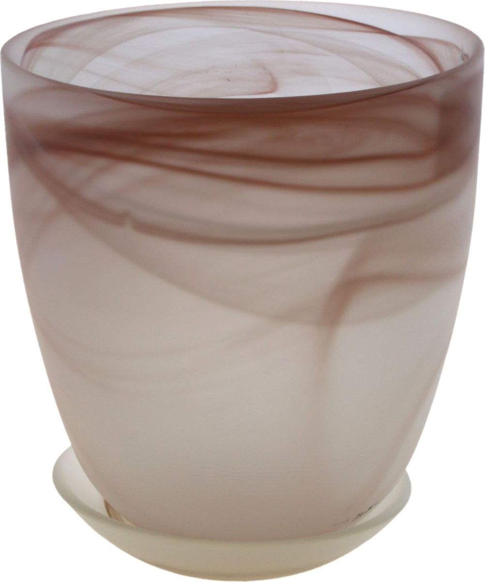 Кашпо NiNaGlass Гармония, с поддоном, цвет: коричневый, 2 л607693 Кашпо NiNaGlass Гармония, с поддоном, цвет: коричневый, 2 л607693Кашпо NiNaGlass Гармония выполнено из стекла. В комплекте идет поддон.Комнатные растения — всеобщие любимцы. Они радуют глаз, насыщают помещение кислородом и украшают пространство. Каждому цветку необходим свой удобный и красивый дом. Из-за прозрачности стекла такие декоративные вазы для горшков пользуются большой популярностью для выращивания орхидей. Кашпо NiNaGlass Гармония позаботится о зелёном питомце, освежит интерьер и подчеркнёт его стиль!
