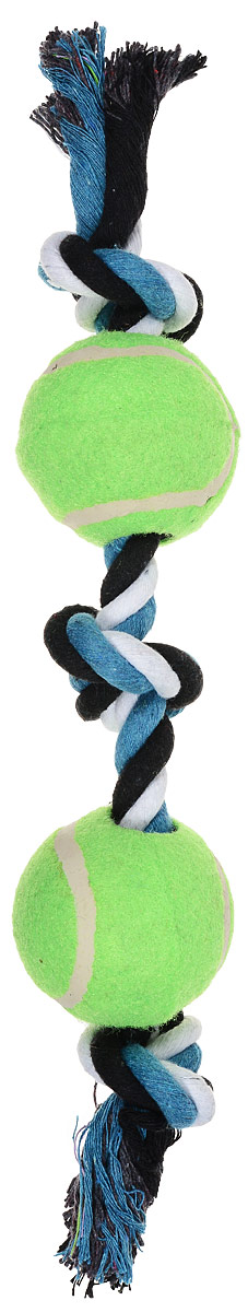 Игрушка для собак Каскад Канат. 3 узла + 2 мяча, длина 35 см27799290 Игрушка для собак Каскад Канат. 3 узла + 2 мяча, длина 35 см27799290Игрушка для собак Каскад Канат. 3 узла + 2 мяча станет любимым предметом для вашего питомца. Игрушка прочная и может выдержать огромное количество часов игры. Это идеальная замена косточке. Также изделие подойдет для бросков и игры в перетягивание. Игрушка представляет собой канат с двумя мячами.Длина игрушки: 35 см.Диаметр мяча: 6 см. Уважаемые клиенты! Обращаем ваше внимание на возможные изменения в цвете деталей товара. Поставка осуществляется в зависимости от наличия на складе.Уважаемые клиенты!Обращаем ваше внимание на цветовой ассортимент товара. Поставка осуществляется в зависимости от прихода товара на склад.