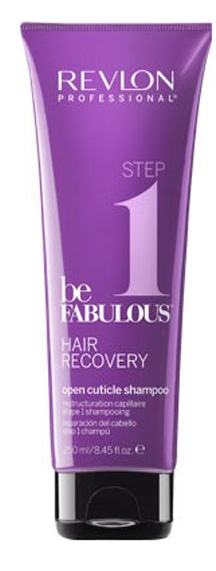 Revlon Professional Be Fabulous Hair Recovery Open Cuticle Shampoo Step 1 Шаг 1. Шампунь, открывающий кутикулу, 250 мл