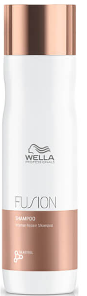 Wella Professionals Fusion Shampoo Интенсивно восстанавливающий шампунь, 250 мл81616671 Wella Professionals Fusion Shampoo Интенсивно восстанавливающий шампунь, 250 мл81616671Шампунь из новой линии для интенсивного восстановления волос представляет собой средство очищения из 3-этапного сервиса длительностью 20 минут, который включает в себя - подготовку (очищение), уход и запечатывание кутикулы волоса (может проводиться с применением климазона или вапоризатора). Эта изысканная премиальная процедура с применением эксклюзивной амино-сыворотки Fusion способствует интенсивному восстановлению волос, делает их эластичными и защищает от дальнейших повреждений.Очень нежный шампунь, который интенсивно ухаживает за поврежденными волосами, одновременно очищая их. Шампунь с технологией EDDS, микронизированными липидами и аминокислотами шелка.Способ применения: Нанесите небольшое количество шампуня от Велла на влажные волосы, помассируйте кожу головы и тщательно смойте средство теплой водой. При необходимости повторите процедуру еще раз.