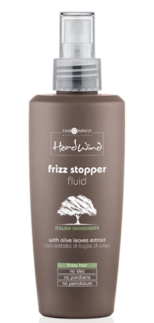 Hair Company Professional Head Wind Frizz Stopper Fluid Восстанавливающий флюид, 200 мл256241/LB12527 RUS Hair Company Professional Head Wind Frizz Stopper Fluid Восстанавливающий флюид, 200 мл256241/LB12527 RUSВосстанавливающий флюид для волос Hair Company Professional Head Wind Frizz Stopper Fluid представляет собой качественное средство, действие которого направлено на питание и создание блеска на волосах.Формула основана на листьях итальянской оливы, которые являются мощным природным антиоксидантом. Она отличается смягчающими и увлажняющими свойствами. В составе отсутствуют силиконы и парабены.Восстанавливающий флюид идеально подходит для заботы о тонких и непослушных прядях. Он облегчает процесс расчесывания и улучшает общее состояние волос.Способ применения:Распылить небольшой объем восстанавливающего флюида на чистые подсушенные волосы, не смывать, уложить как обычно. Для максимального эффекта ухоженных разглаженных волос рекомендуется использование дополнительных уходовых средств серии Head Wind Frizz StopperОбъем: 200 мл