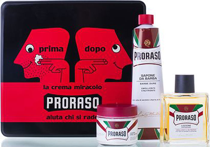 Proraso Набор для бритья Primadopo: крем до бритья, 100 мл, крем для бритья, 150 мл, лосьон после бритья, 100 мл400361 Proraso Набор для бритья Primadopo: крем до бритья, 100 мл, крем для бритья, 150 мл, лосьон после бритья, 100 мл400361В набор входит: Крем до бритья питательный 100 мл, Крем для бритья питательный 150 мл, Лосьон после бритья питательный 100 мл