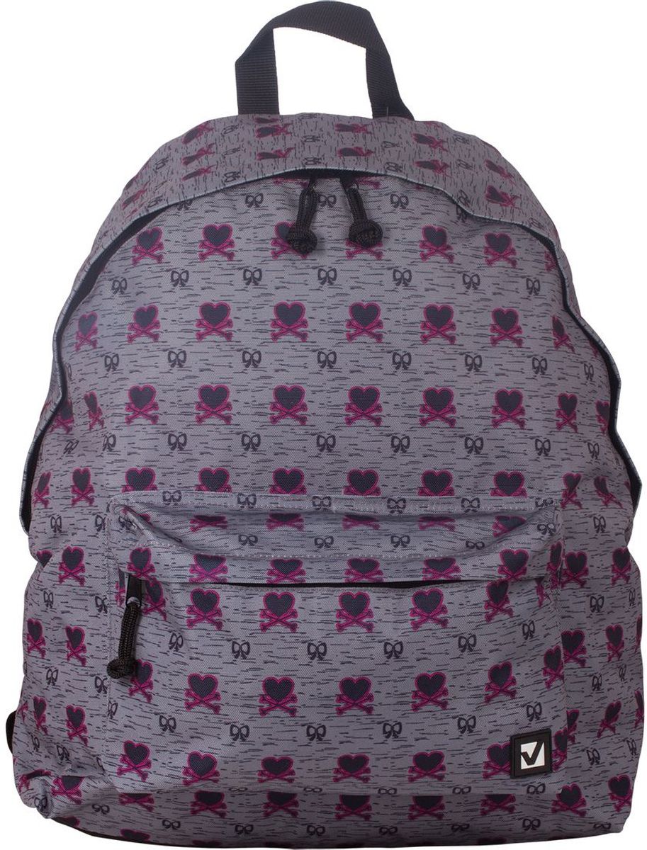 Brauberg Рюкзак Глэм226420 Brauberg Рюкзак Глэм226420Рюкзак Brauberg Глэм предназначен для учеников старших классов и студентов. Надежный рюкзак со стильным дизайном подчеркнет индивидуальность, а неизменная функциональность великолепно проявит себя в любой ситуации.Рюкзак содержит одно отделение на застежке-молнии. На лицевой стороне изделия располагается вместительный карман на молнии. Рюкзак оснащен текстильной петлей для переноски в руке и широкими лямками регулируемой длины.