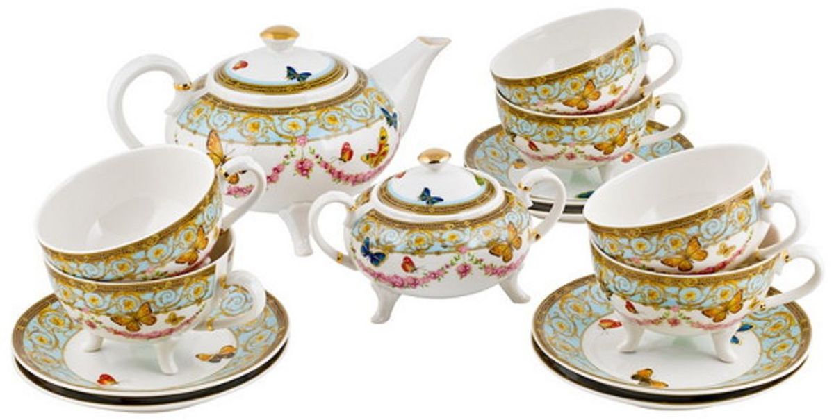 Набор чайный Elff Decor Italy Design, 14 предметов. 130-014130-014 Набор чайный Elff Decor Italy Design, 14 предметов. 130-014130-014Чайный сервиз из серии посуды Italy design, в которой каждый предмет выглядит невероятно нежно и изысканно. Нежные цветы и порхающие бабочки, эта роскошная коллекция - образец гармоничного дизайна в романтическом стиле. Оригинальная посуда на ножках сделает неповторимым ваш интерьер !