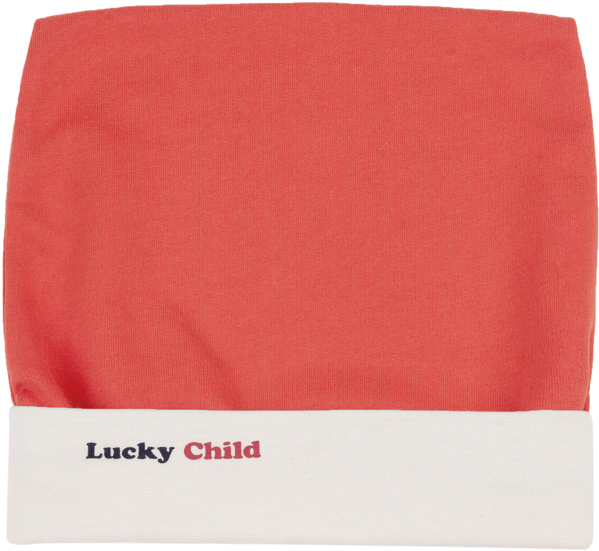 Шапочка для мальчика Lucky Child, цвет: коралловый. 32-9. Размер 42