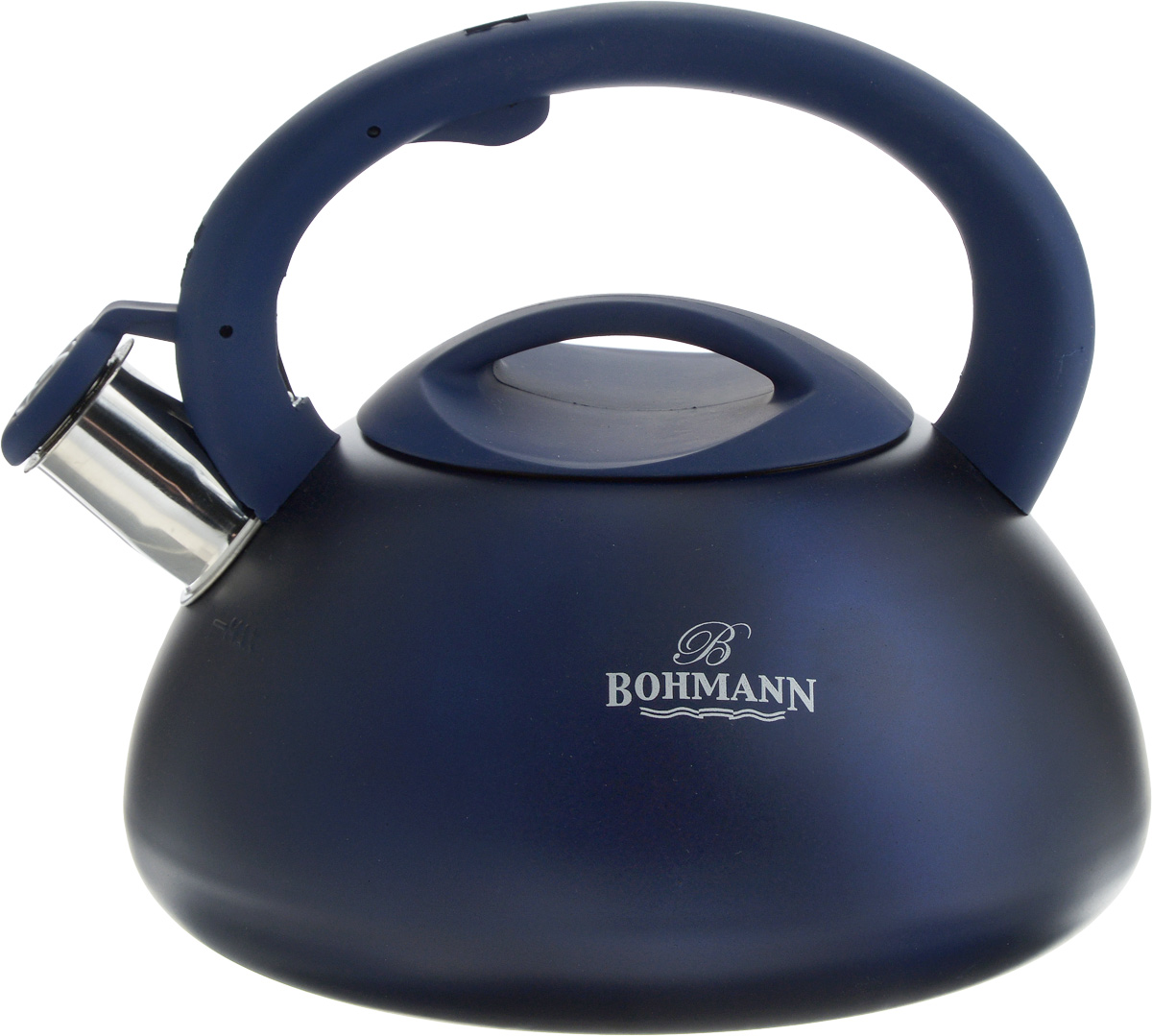 Чайник Bohmann, со свистком, 3 л. BH-9957115510 Чайник Bohmann, со свистком, 3 л. BH-9957115510Чайник Bohmann выполнен из высококачественнойнержавеющей стали, что делает его весьма гигиеничными устойчивым к износу при длительном использовании.Носик чайника оснащен насадкой-свистком, что позволитвам контролировать процесс подогрева или кипяченияводы. Чайник снабжен стальной крышкой и эргономичной ручкой из пластика с резиновымпокрытием. Эстетичный и функциональный чайник будеторигинально смотреться в любом интерьере. Подходит для всех типов плит, кроме индукционных.Можно мыть в посудомоечной машине.Высота чайника (с учетом ручки и крышки): 20 см. Диаметр чайника (по верхнему краю): 11 см. Диаметр индукционного дна: 16 см.