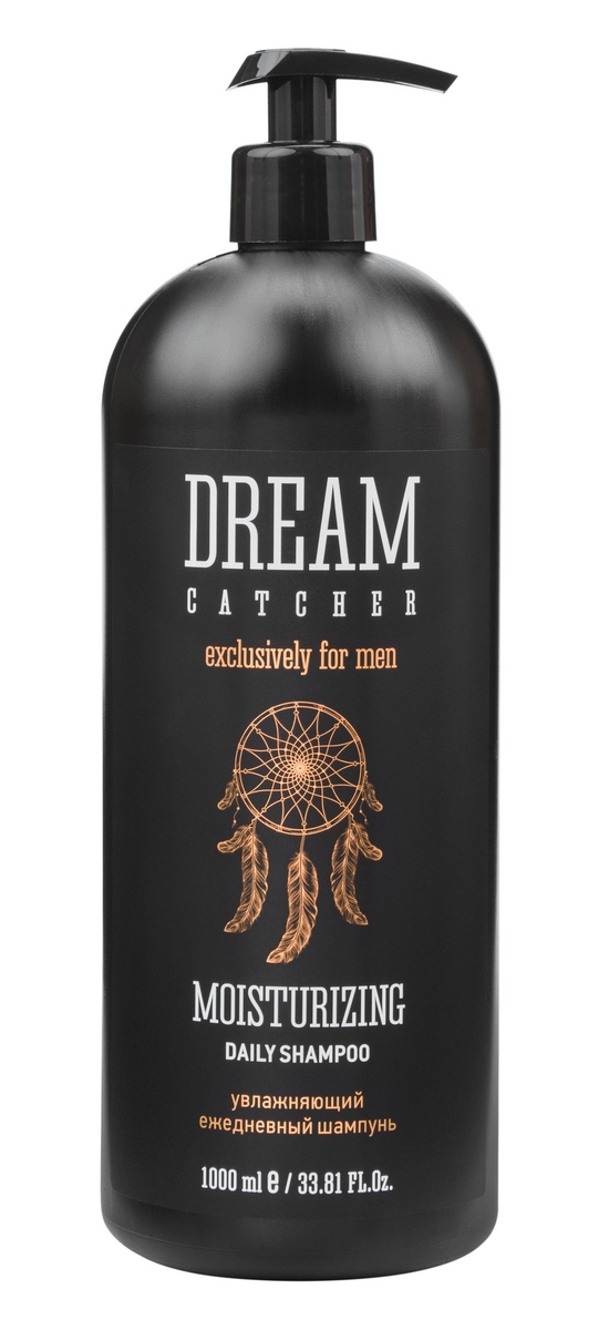 Dream Catcher Шампунь ПРОФ увлажняющий для ежедневного ухода Moisturizing daily shampoo, 1000 мл4626017660035 Dream Catcher Шампунь ПРОФ увлажняющий для ежедневного ухода Moisturizing daily shampoo, 1000 мл4626017660035Шампунь для ежедневного ухода эффективно очищает, увлажняет волосы и кожу головы. Провитамин В5 и гидролизат белков сои способствуют укреплению и питанию волосяных луковиц. Натуральный экстракт тимьяна восстанавливает здоровую микрофлору кожи головы. Экстракт семян льна обладает способностью разглаживать поверхность волос, возвращая им естественный блеск. В сочетании с инновационным кондиционером последнего поколения, натуральные ингредиенты дарят великолепный ухоженный вид вашим волосам.
