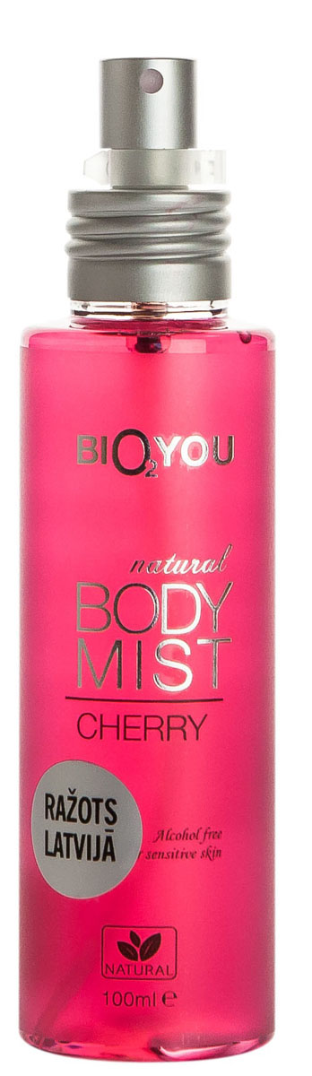 BIO2You Спрей для тела Вишня, 100 мл961869 BIO2You Спрей для тела Вишня, 100 мл961869Этот экзотический поцелуй вишни наполнит вас положительными эмоциями. Hе содержит спирта, и идеально подходит для использования на чувствительной коже.