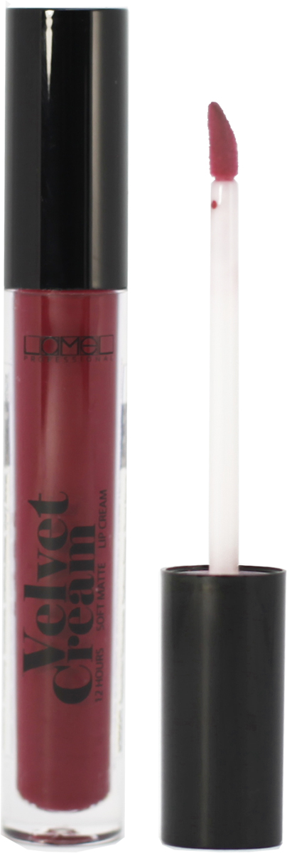 Lamel Professional Стойкий матовый блеск для губ Velvet Cream 06, 8 г