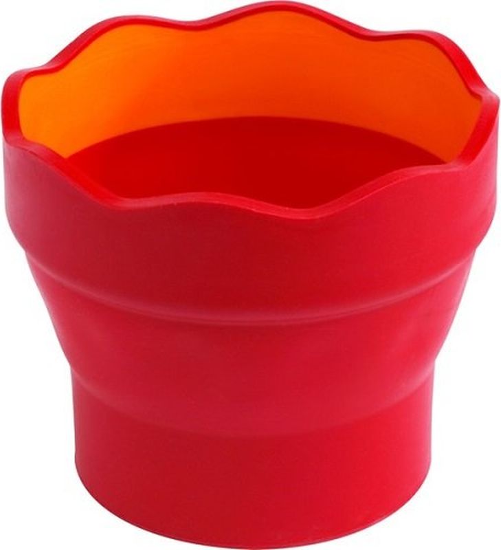 Faber-Castell Стакан для воды Clic & Go складной цвет красный