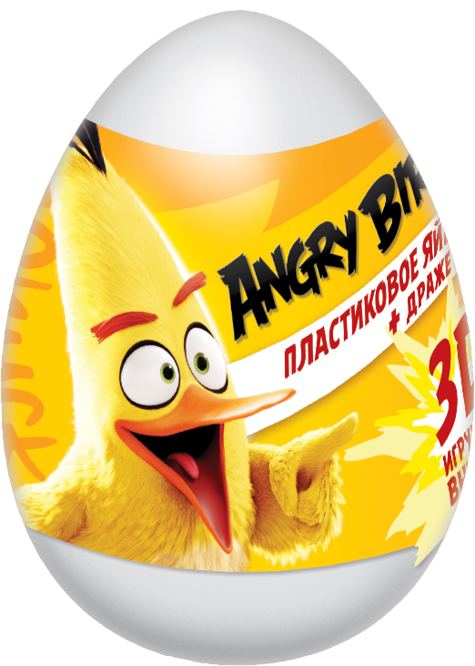 Angry Birds Movie фруктовое драже с игрушкой, 20 г6909731015120 Angry Birds Movie фруктовое драже с игрушкой, 20 г69097310151203D-игрушка Angry Birds movie в капсуле с лифлетом, 6 игрушек в коллекции.