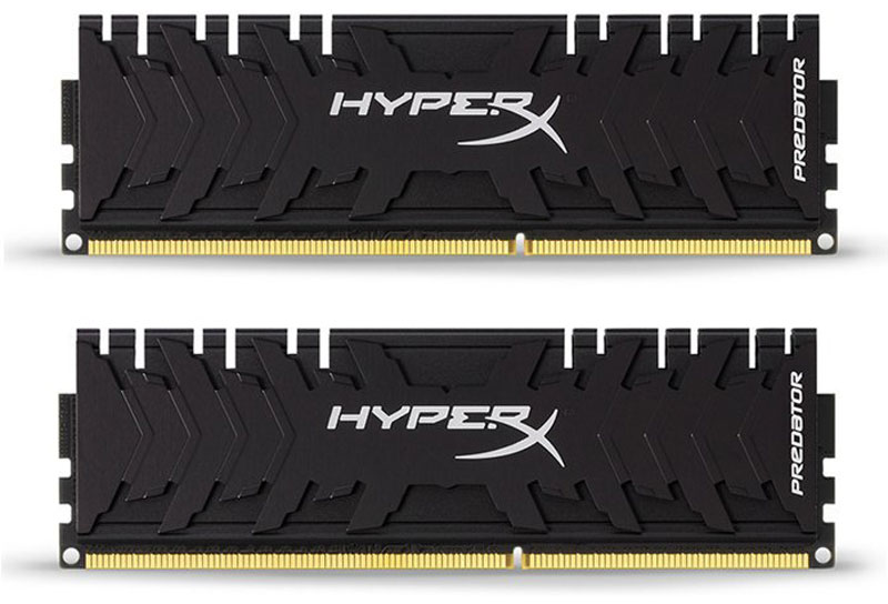 Kingston HyperX Predator DDR3 DIMM 8GB (2х4GB) 2400МГц комплект модулей оперативной памяти (HX324C11PB3K2/8)HX324C11PB3K2/8 Kingston HyperX Predator DDR3 DIMM 8GB (2х4GB) 2400МГц комплект модулей оперативной памяти (HX324C11PB3K2/8)HX324C11PB3K2/8Обеспечьте высокую скорость работы вашего ПК на базе процессора AMD или Intel с помощью модулей памяти Kingston HyperX Predator DDR3.Посейте страх в сердцах своих соперников с помощью агрессивного теплоотвода в стильном черном цвете. Увеличьте частоту обновления кадров, обеспечьте плавное потоковое вещание и быстрое редактирование видео, благодаря частоте до 2400 МГц.Профили Intel XMP оптимизированы для новейших чипсетов Intel - для максимальной скорости работы вам нужно просто выбрать соответствующий профиль. Благодаря 100% заводскому тестированию на рабочей частоте и пожизненной гарантии, надежные модули памяти Kingston HyperX Predator обеспечивают оптимальное сочетание высокой производительности и максимальной уверенности.
