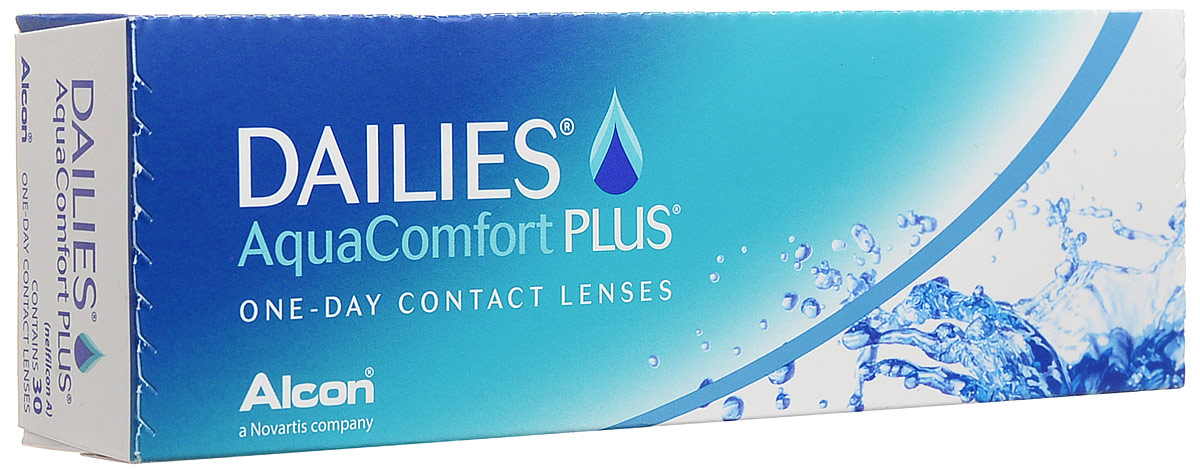 Alcon-CIBA Vision контактные линзы Dailies AquaComfort Plus (30шт / 8.7 / 14.0 / -6.00)