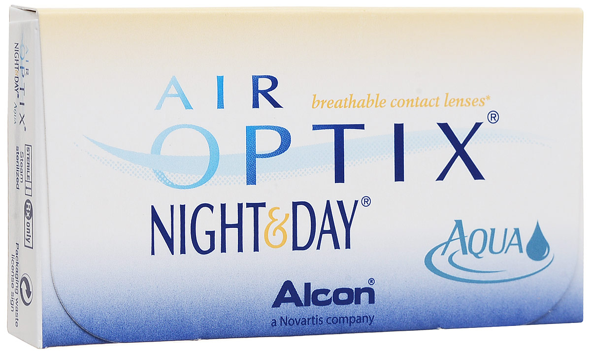 Alcon-CIBA Vision контактные линзы Air Optix Night & Day Aqua (3шт / 8.4 / -1.75)
