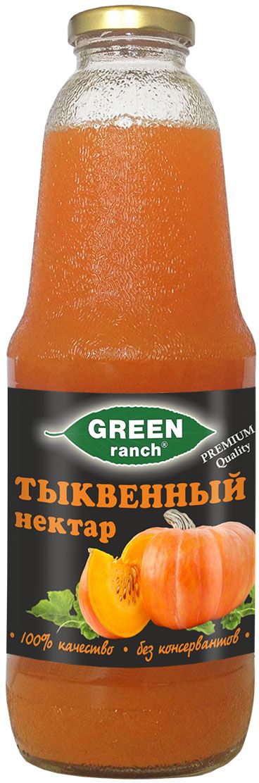 Green Ranch нектар тыквенный, 1 л4610008504569 Green Ranch нектар тыквенный, 1 л4610008504569Тыквенное утоление жажды, польза в каждой капле.