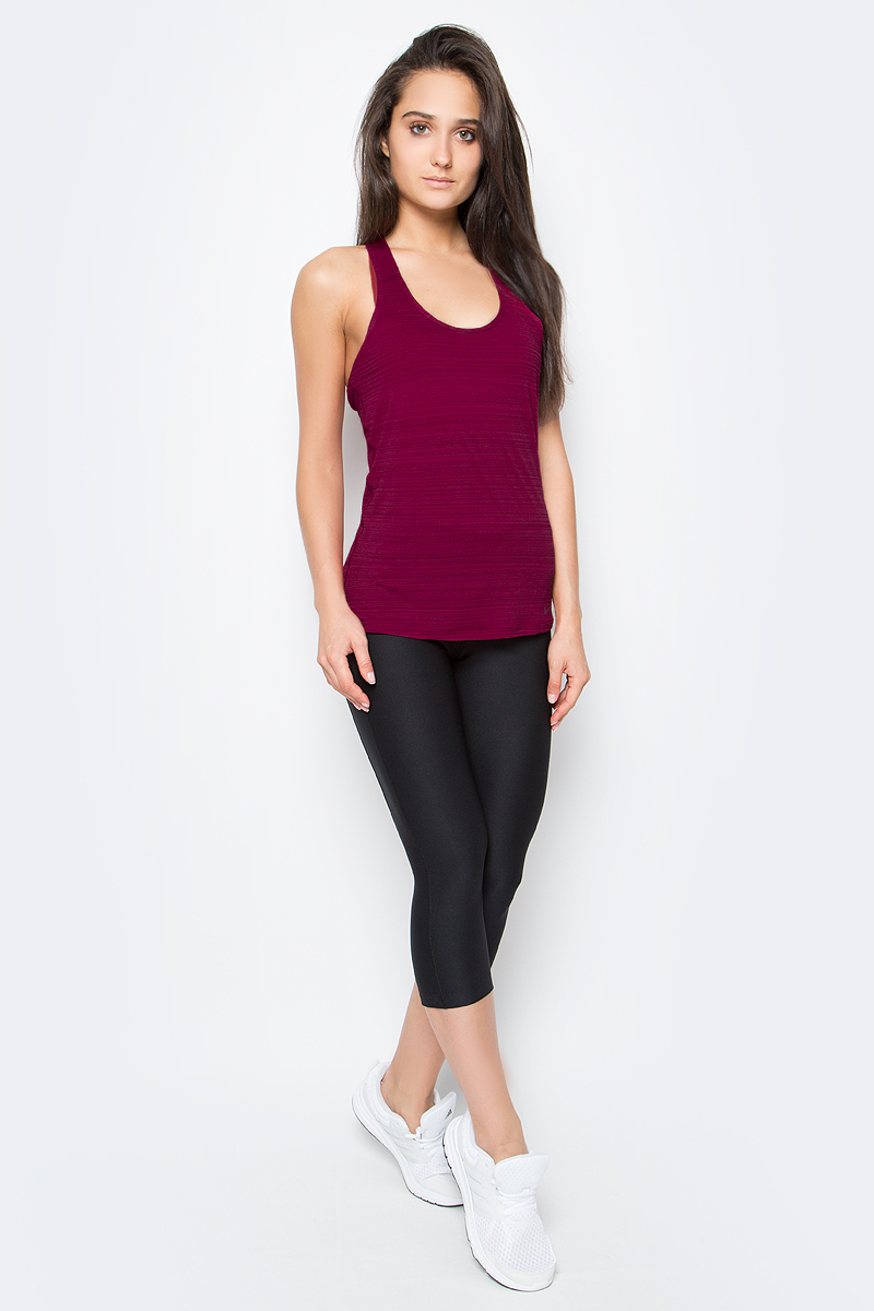 Майка для фитнеса женская Nike Victory Tank, цвет: бордовый. 726457-620. Размер XL (48/50)726457-620 Майка для фитнеса женская Nike Victory Tank, цвет: бордовый. 726457-620. Размер XL (48/50)726457-620Женская тренировочная майка Nike Victory можно носить тремя разными способами: как майку, как бра, а также их сочетание. Т-образная спина обеспечивает максимальный комфорт, а вшитое бра обеспечивает легкую поддержку во время тренировок.