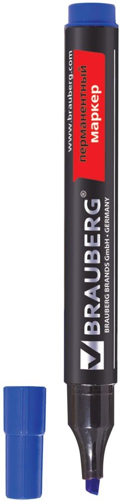 Brauberg Маркер перманентный Contract цвет синий150470 Brauberg Маркер перманентный Contract цвет синий150470Перманентный маркер Brauberg Contract предназначен для письма на любой поверхности.Заправлен яркими, светоустойчивыми чернилами.Фетровый наконечник круглой формы характеризуется повышенной износостойкостью и обеспечивает экономный расход чернил.Цвет колпачка соответствует цвету чернил.Отличается продленной линией письма. Ширина линии письма - 3 мм.