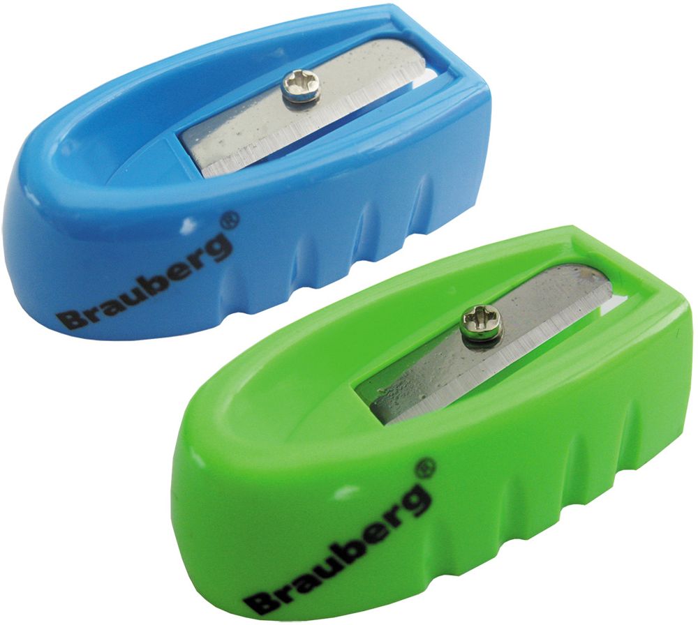 Brauberg Точилка ErgoColor 2 шт222503 Brauberg Точилка ErgoColor 2 шт222503Точилка Brauberg ErgoColor, качественное стальное лезвие обеспечивает лёгкое равномерное затачивание карандашей. Пластиковый эргономичный корпус. Уважаемые клиенты! Обращаем ваше внимание на цветовой ассортимент товара. Поставка осуществляется в зависимости от наличия на складе.