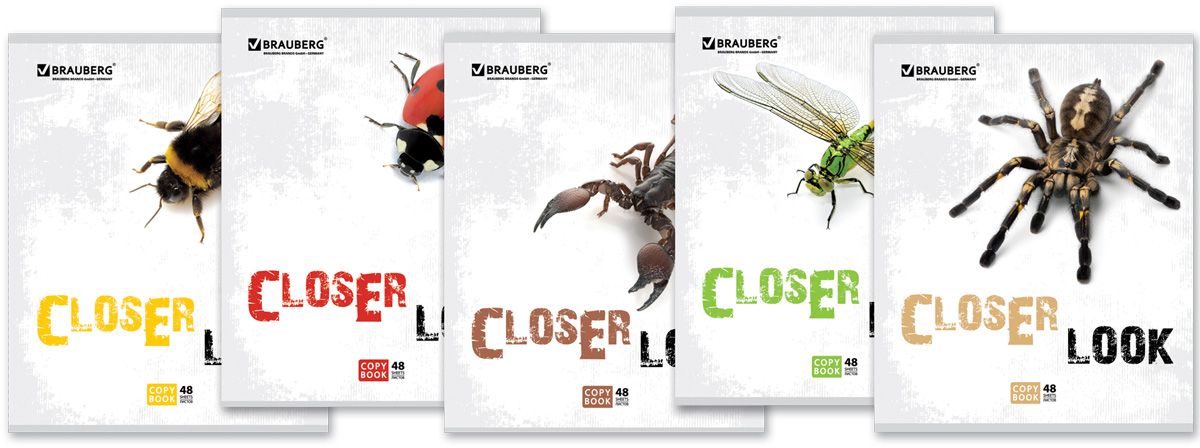 Brauberg Тетрадь Closer Look 48 листов в клетку401829 Brauberg Тетрадь Closer Look 48 листов в клетку401829Тетрадь Brauberg Closer Look для учебы и работы.Обложка, выполненная из плотного картона, позволит сохранить тетрадь в аккуратном состоянии на протяжении всего времени использования.Внутренний блок тетради, соединенный металлическими скрепками, состоит из 48 листов белой бумаги. Стандартная линовка в клетку голубого цвета дополнена полями.
