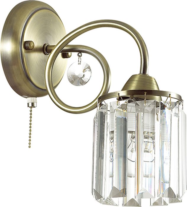 Бра Lumion Fabianna, цвет: прозрачный, E14, 60 Вт. 3448/1W3448/1W Бра Lumion Fabianna, цвет: прозрачный, E14, 60 Вт. 3448/1W3448/1W