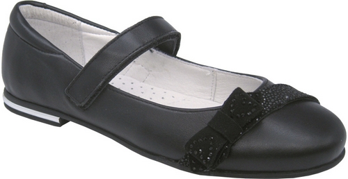 Туфли для девочки Зебра, цвет: черный. 11814-1. Размер 36