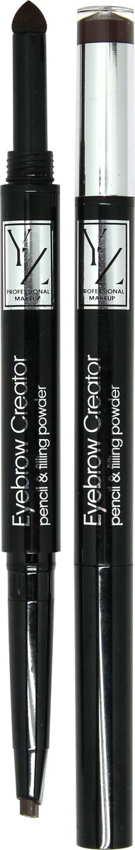 Yllozure карандаш-создатель бровей (Eyebrow Creator pencil & filing power), тон 06210621 Yllozure карандаш-создатель бровей (Eyebrow Creator pencil & filing power), тон 06210621Карандаш-создатель бровей (Eyebrow Creator pencil & filing power), тон 0621 Dark Brown. Сочетание воскового карандаша для прорисовки и фиксации формы с заполняющей тонирующей пудрой позволяет быстро и просто создать идеальные брови. Грифель карандаша имеет треугольную форму, что позволяет рисовать как плоскими гранями, так и острыми уголками, регулируя тем самым толщину и интенсивность линий. Мягкая сухая пудра помогает растушевать и деликатно заполнять свободные пространства между волосками, придавая бровям дополнительный объем. Кроме того, пудра в течение дня поглощает кожные выделения и пот, предохраняя макияж бровей от растекания.