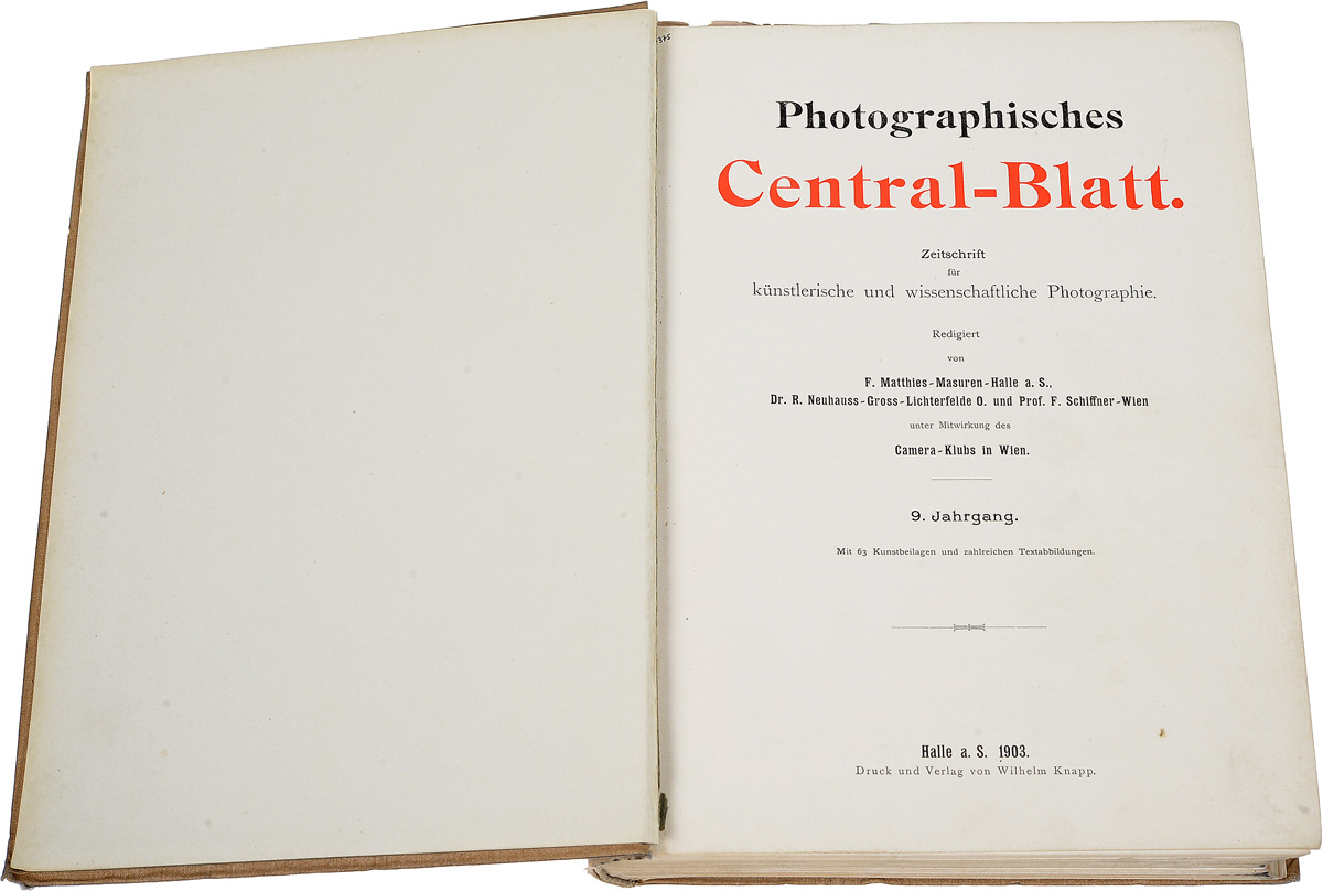 Photographisches Central - Blatt
