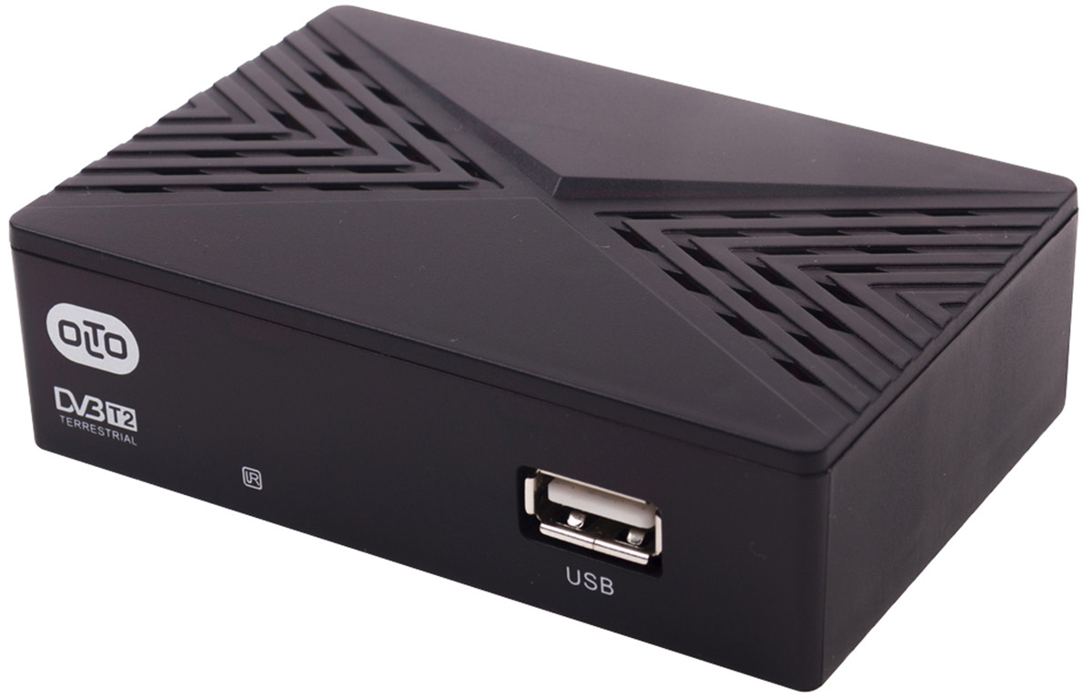 OLTO HDT2-1007 цифровой ТВ-ресивер00-00001399 OLTO HDT2-1007 цифровой ТВ-ресивер00-00001399Цифровой телевизионный приемник с функцией FULL HD - медиаплеера. Комплектуется RCA кабелем.