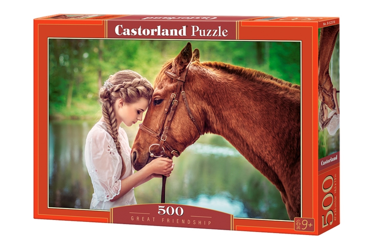 Castorland Пазл Девушка и лошадь