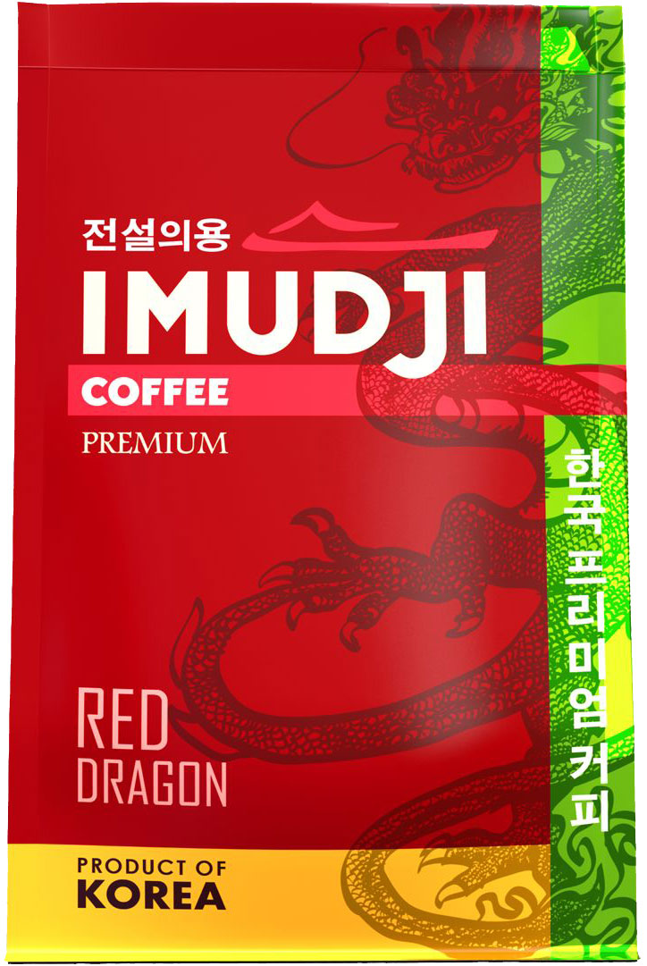 Imudji Red Dragon кофе растворимый, 100 г63101 Imudji Red Dragon кофе растворимый, 100 г63101Кофейный бленд сочетает в себе арабику из Эфиопии и 30% вьетнамской робусты. Крепкий насыщенный вкус, долгое послевкусие.